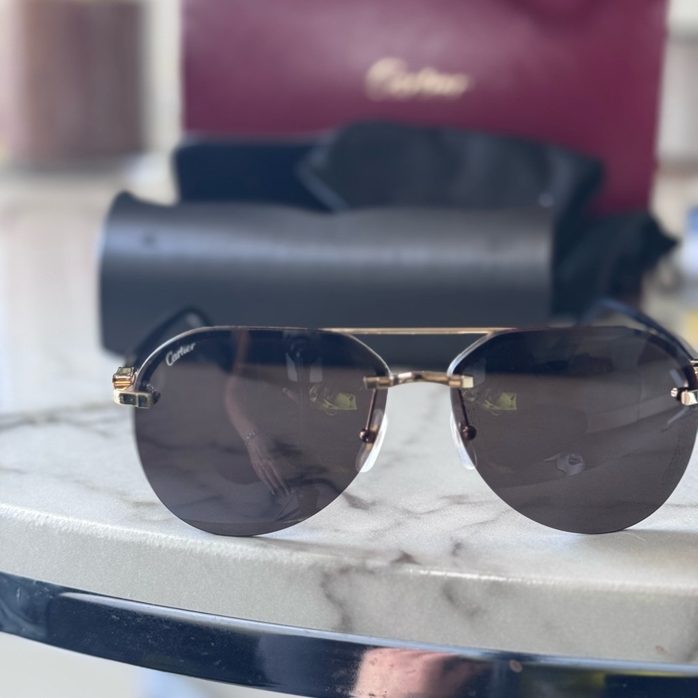 Cartier Black Sunglasses
